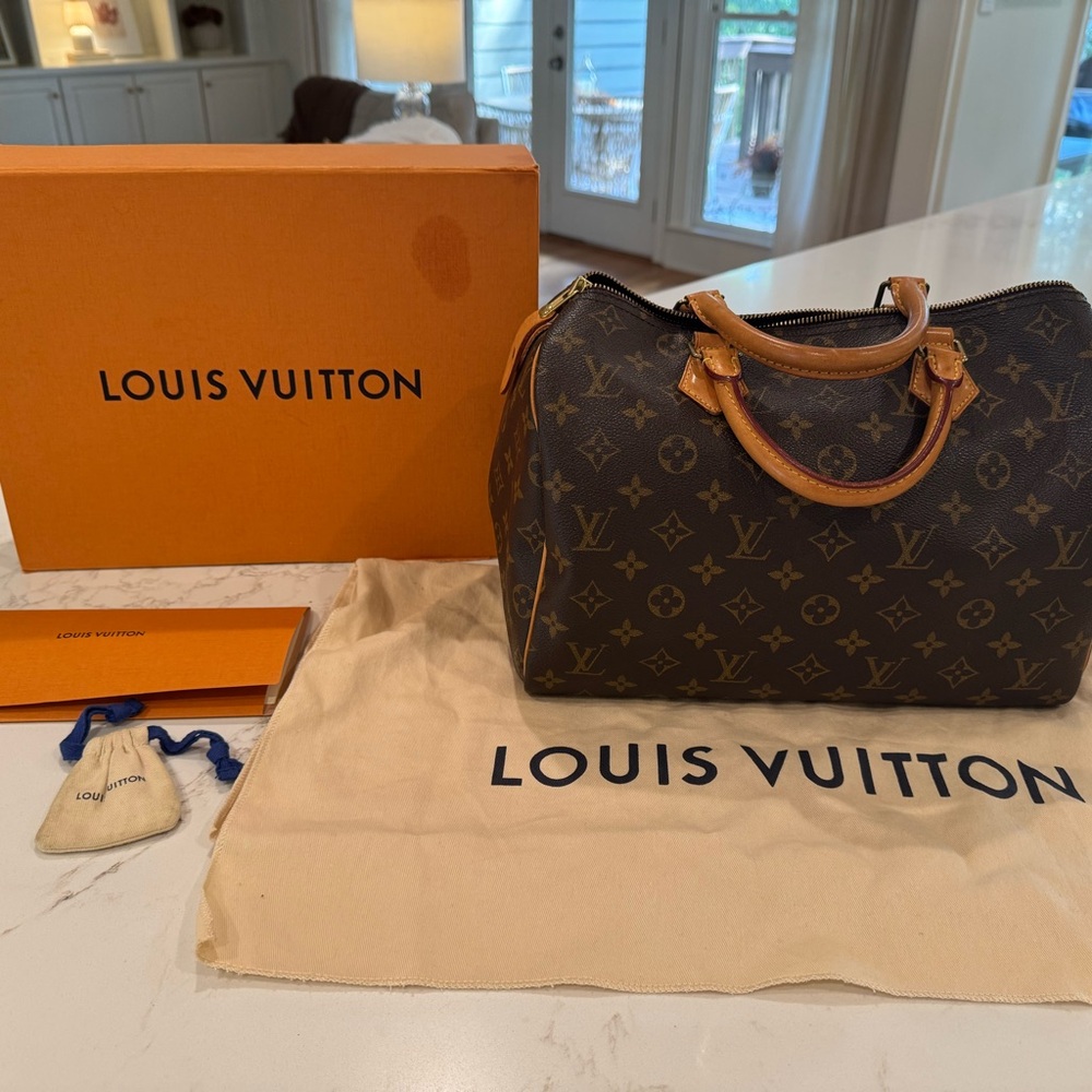 Louis Vuitton Brown Monogram Canvas Speedy 30